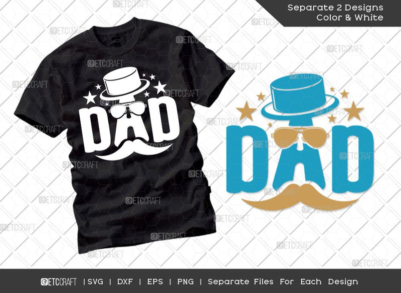 Dad SVG Cut File | Best Dad Svg | Father's Day Svg | Dad Life Svg | Papa Svg | T-shirt Design SVG ETC Craft 