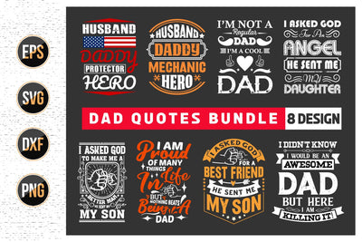 Dad SVG, Daddy, Best Dad, Happy Fathers Day, Father's Day SVG Bundle SVG uniquesvg99 