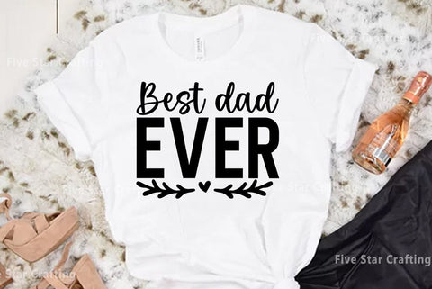 Dad SVG Design, Best dad ever SVG FiveStarCrafting 