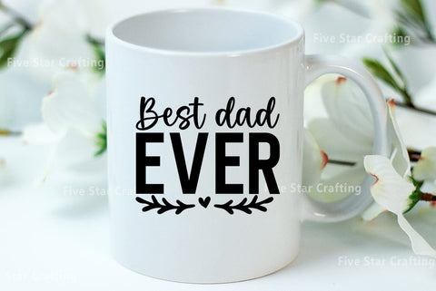 Dad SVG Design, Best dad ever SVG FiveStarCrafting 