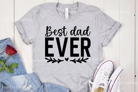 Dad SVG Design, Best dad ever SVG FiveStarCrafting 
