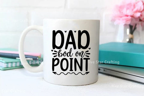 Dad SVG Design, Dad bod on point SVG FiveStarCrafting 