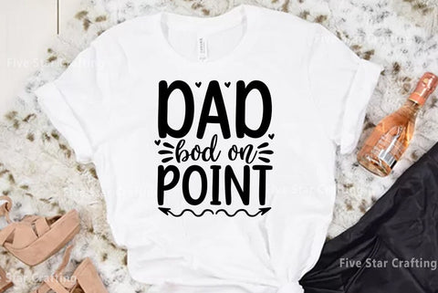 Dad SVG Design, Dad bod on point SVG FiveStarCrafting 