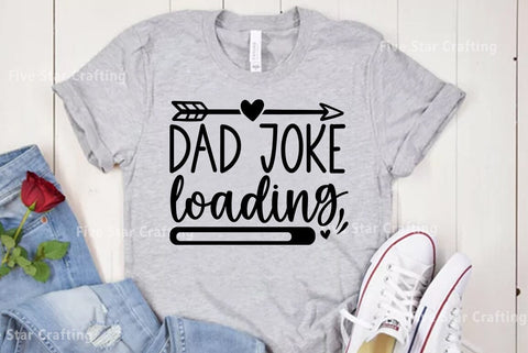 Dad SVG Design, Dad joke loading SVG FiveStarCrafting 