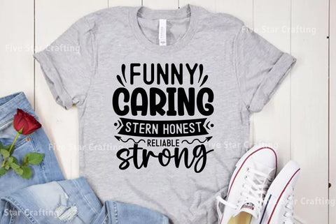 Dad SVG Design, Funny caring stern honest reliable strong SVG FiveStarCrafting 