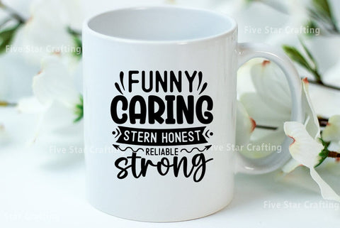 Dad SVG Design, Funny caring stern honest reliable strong SVG FiveStarCrafting 