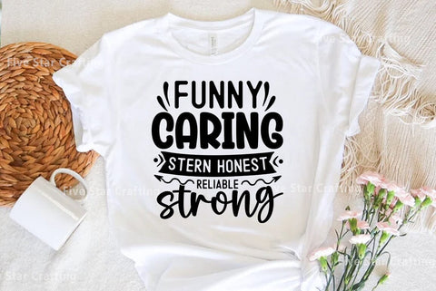 Dad SVG Design, Funny caring stern honest reliable strong SVG FiveStarCrafting 