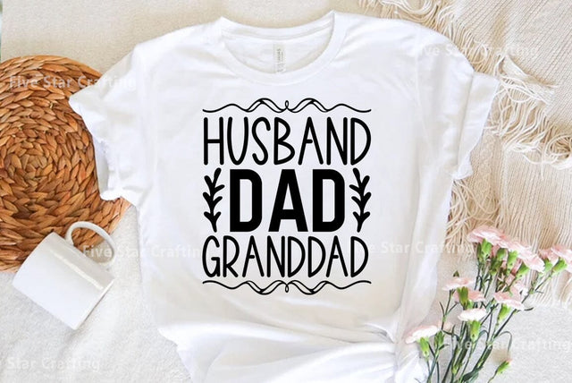 Dad SVG Design, Husband dad grunddad SVG FiveStarCrafting 