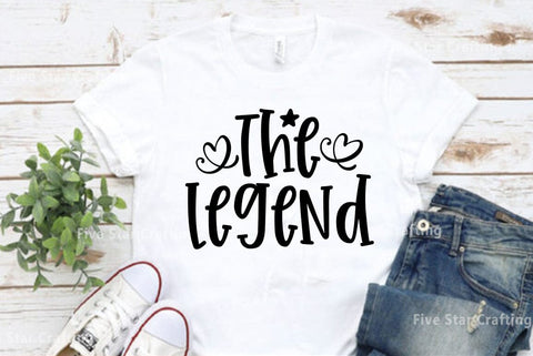 Dad SVG Design, The legend SVG FiveStarCrafting 