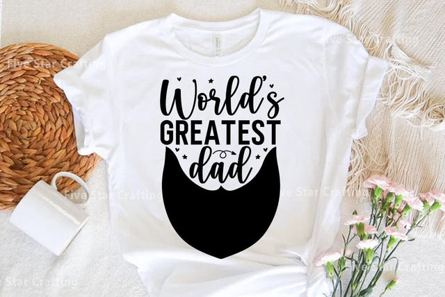 Dad SVG Design, Worlds greatest dad SVG FiveStarCrafting 