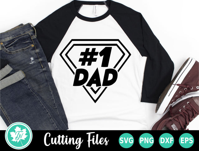 Dad SVG | Fathers Day SVG | #1 Dad SVG TrueNorthImagesCA 