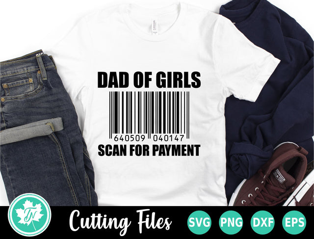 Dad SVG | Fathers Day SVG | Dad of Girls SVG SVG TrueNorthImagesCA 