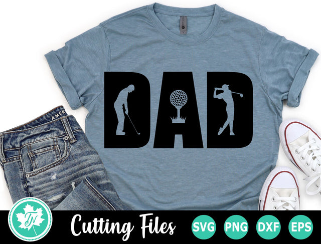Dad SVG | Fathers Day SVG | Golfing SVG SVG TrueNorthImagesCA 