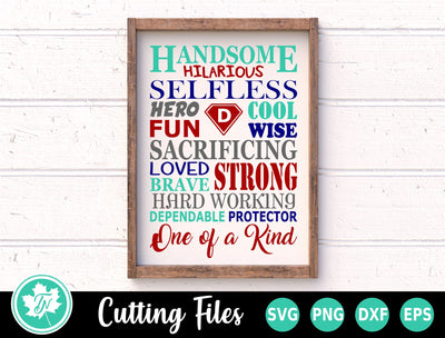 Dad SVG | Fathers Day SVG | Sign SVG SVG TrueNorthImagesCA 