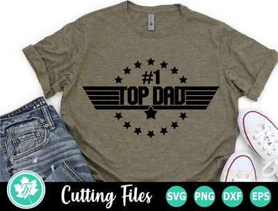 Dad SVG | Fathers Day SVG | Top Dad SVG SVG TrueNorthImagesCA 