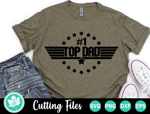 Dad SVG | Fathers Day SVG | Top Dad SVG SVG TrueNorthImagesCA 
