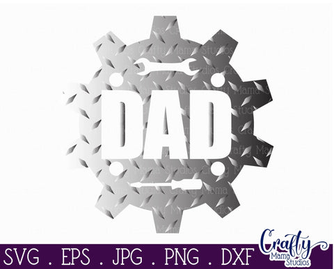 Dad Svg - Mechanic Cut File SVG Crafty Mama Studios 