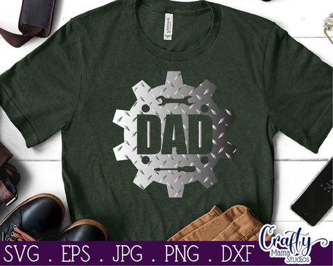 Dad Svg - Mechanic Cut File SVG Crafty Mama Studios 