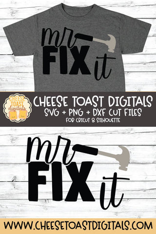 Dad SVG | Mr Fix It SVG Cheese Toast Digitals 