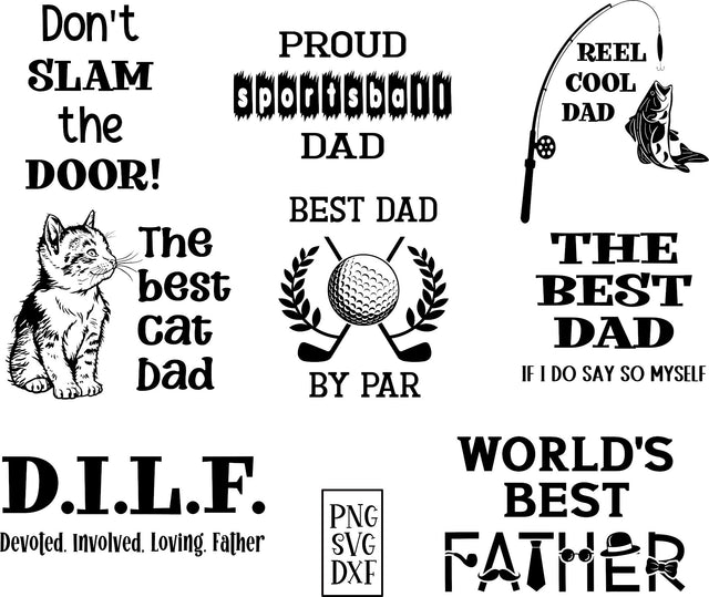 Dad T-shirts svg SVG Calico Creations Svg 