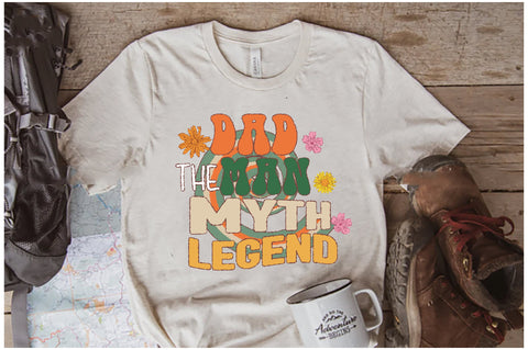 Dad the Man Myth Legend Sublimation Sublimation Jagonath Roy 