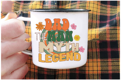 Dad the Man Myth Legend Sublimation Sublimation Jagonath Roy 