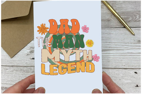 Dad the Man Myth Legend Sublimation Sublimation Jagonath Roy 