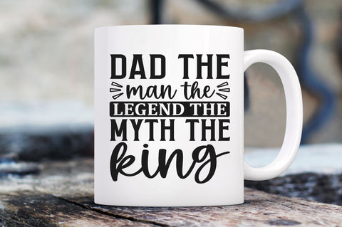 Dad the man the legend the SVG SVG Regulrcrative 