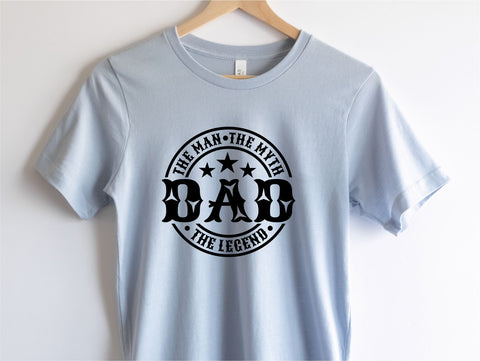 Dad The Man, The Myth, The Legend SVG PNG DXF, Dad Cut File, T Shirt Design, Father's Day Svg, Cut Files For Cricut, Silhouette SVG TonisArtStudio 
