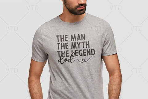 Dad The Man The Myth The Legend Svg Png Files, Dad Svg, Father Svg, Father’s Day Svg, Dad Quote Svg, Best Dad Ever Svg, Daddy Svg, Cheer dad svg SVG DesignDestine 