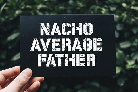 Dad Tough Father's Day Distressed Sporty Font Font Blush Font Co. 