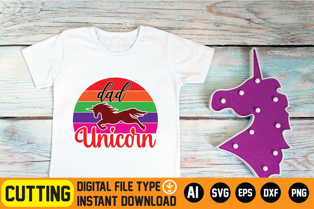 Dad Unicorn SVG CraftlabSvg29 