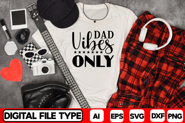 Dad Vibes Only SVG CraftlabSvg29 