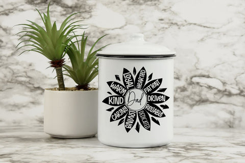 Dad Word Art SVG Bundle SVG DESIGNS DARK 