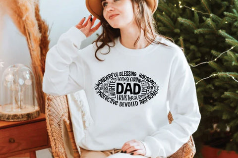 Dad Word Art SVG Bundle SVG DESIGNS DARK 