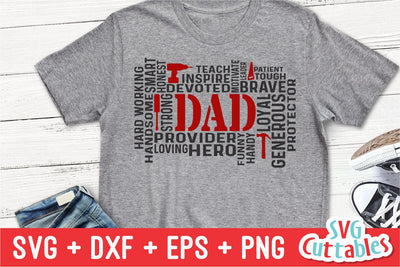 Dad Word Art SVG Svg Cuttables 