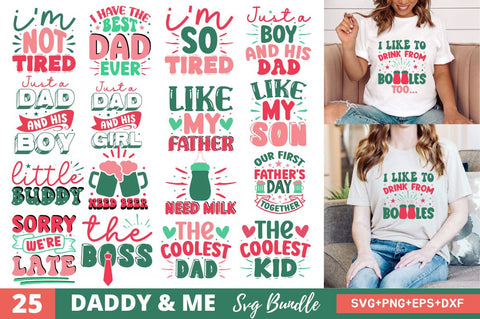 Daddy And Me Bundle SVG Regulrcrative 