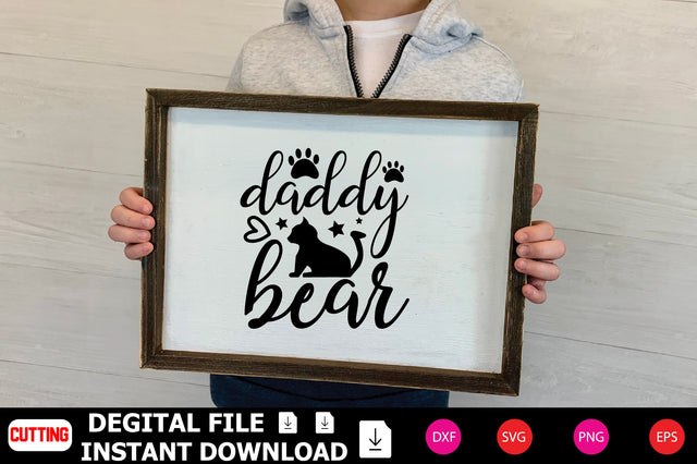 Daddy Bear SVG Shahin alam 