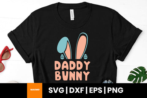 Daddy bunny easter svg quote SVG Maumo Designs 