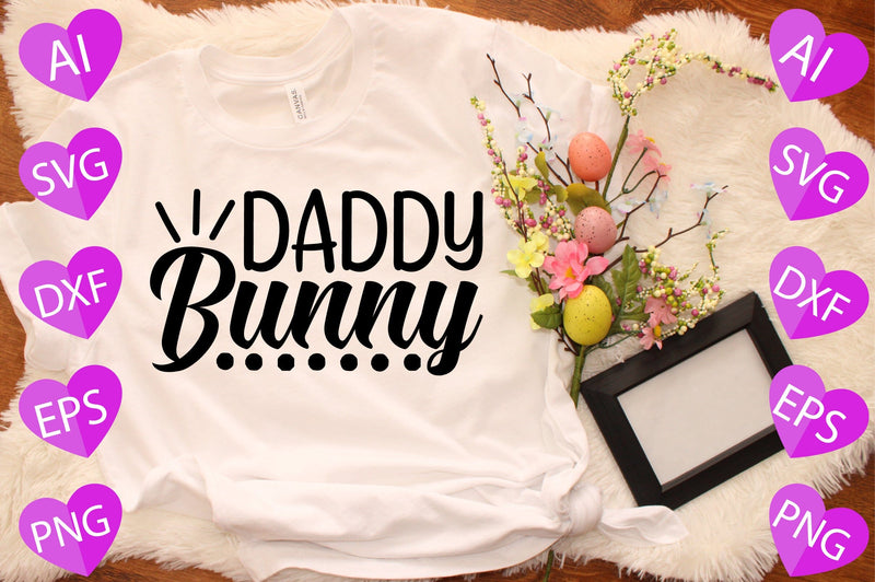 Daddy Bunny SVG CraftlabSvg29 