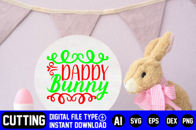 Daddy Bunny SVG CraftlabSvg29 
