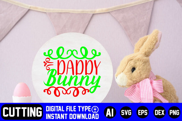 Daddy Bunny SVG CraftlabSvg29 