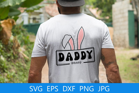 Daddy Bunny SVG, Easter svg Free For Commercial Use SVG Sintegra 
