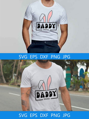 Daddy Bunny SVG, Easter svg Free For Commercial Use SVG Sintegra 