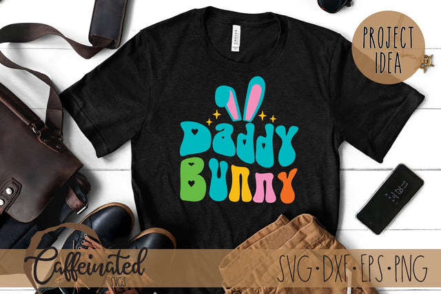 Daddy Bunny SVG SVG Caffeinated SVGs 