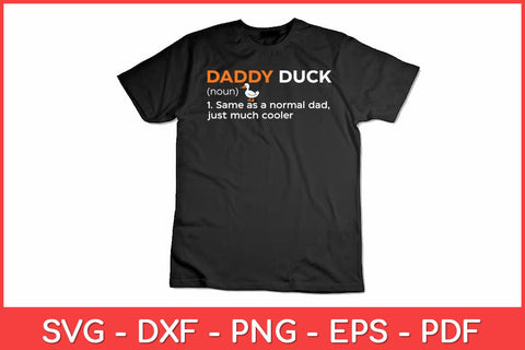 Daddy Duck Definition Duck Lover Funny Svg Design SVG artprintfile 