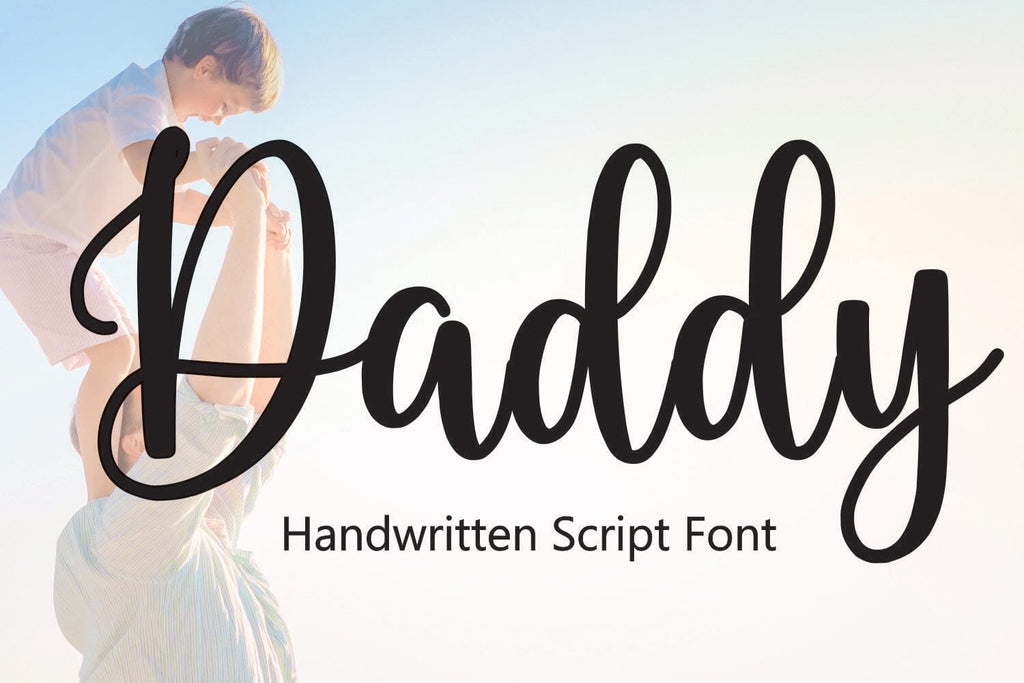 Daddy Font Tutorial Daddy - So Fontsy