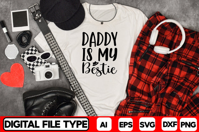 Daddy is My Bestie SVG CraftlabSvg29 