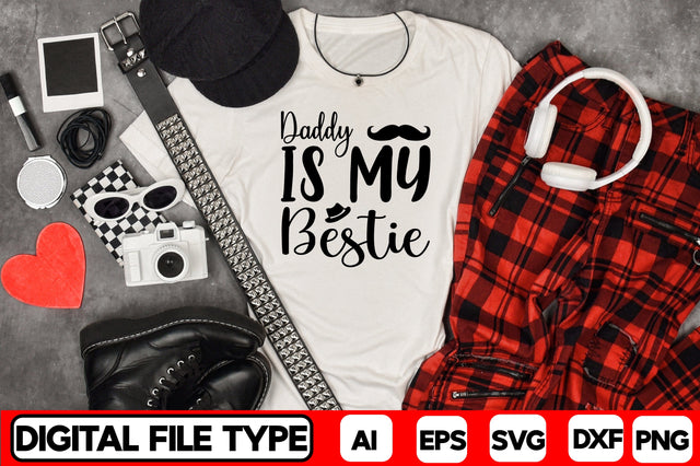 Daddy is My Bestie SVG CraftlabSvg29 