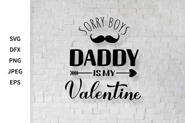 Daddy is my Valentine. Valentines day for kids SVG SVG LaBelezoka 